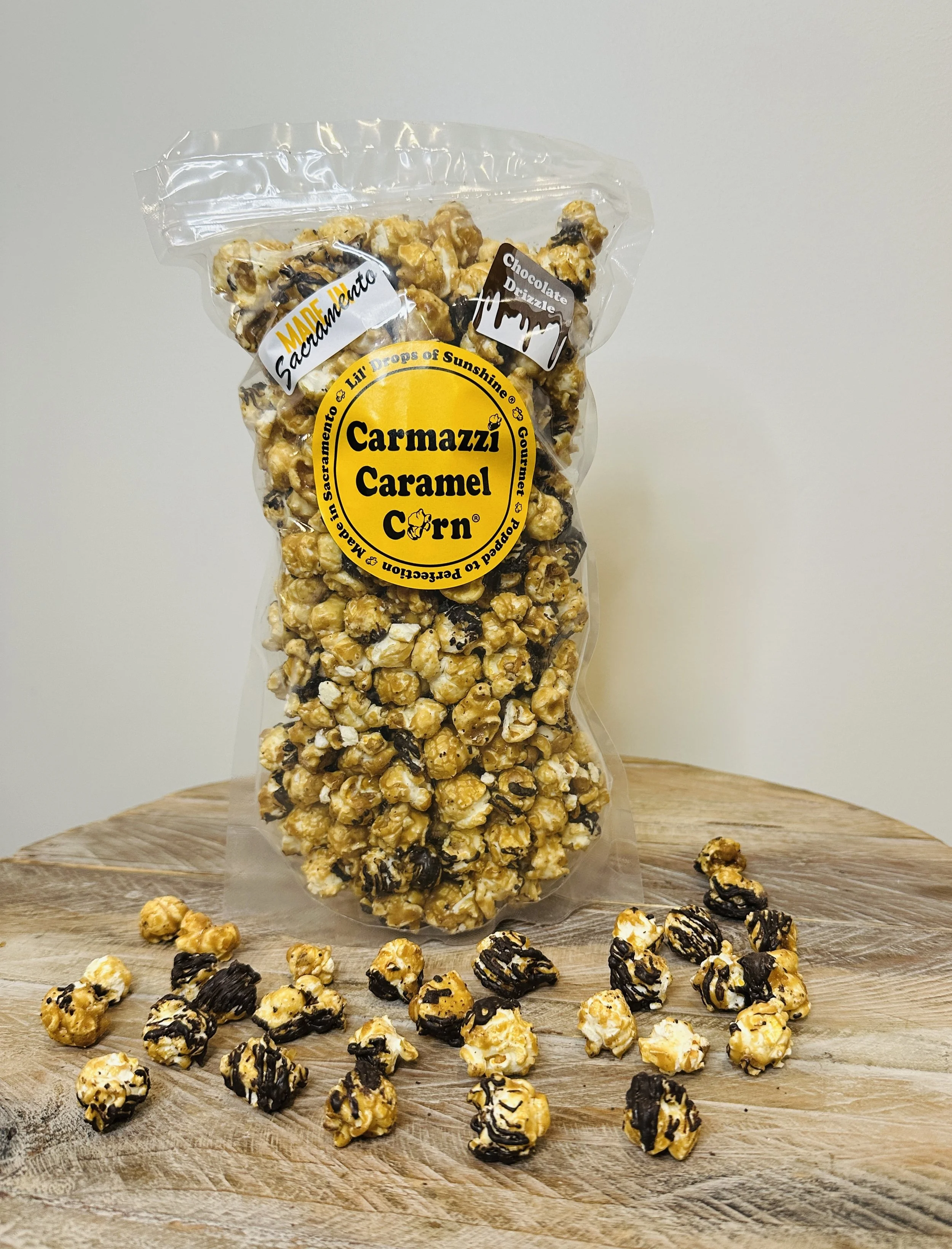 Chocolate Drizzle Popcorn — Carmazzi Caramel Corn